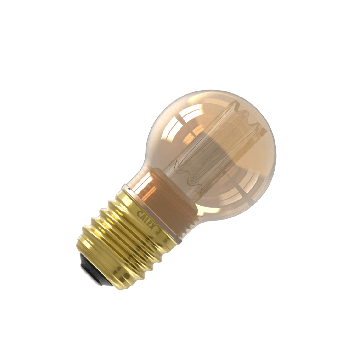 Calex | LED-glödtråd | Stor sockel E27 | P45 | Guld | 2,3W