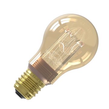 Calex | LED-glödtråd | Stor glödlampa E27 | A60 Standard | Guld | 3,5W