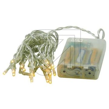 EGB LED-slinga 20 julbelysning med timer på batterier för inomhusbruk