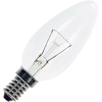 Glödlampa | Liten fattning E14 | Ljusstake | Klar | 35mm | 7W