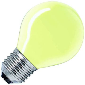 Glödlampa | Stor sockel E27 | Kulglödlampa | Gul | 45mm | 15W