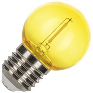 Bailey 5x Kulglödlampa Gul | LED Filament 0.6W | Stor passform E27 Plast