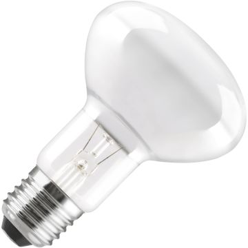 Halogenlampa | Stor sockel E27 | Reflektorlampa | Klar | 80mm | 42W