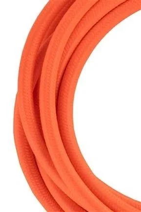 Bailey textilkabel 2-ledare orange 3m