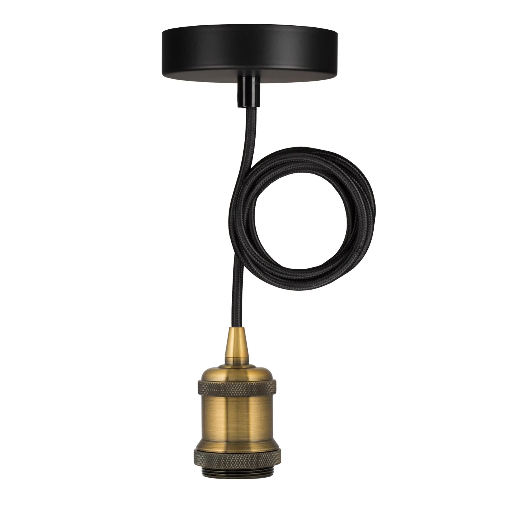 Bailey | Pendelarmatur Aluminium | Stor sockel E27 | 60W