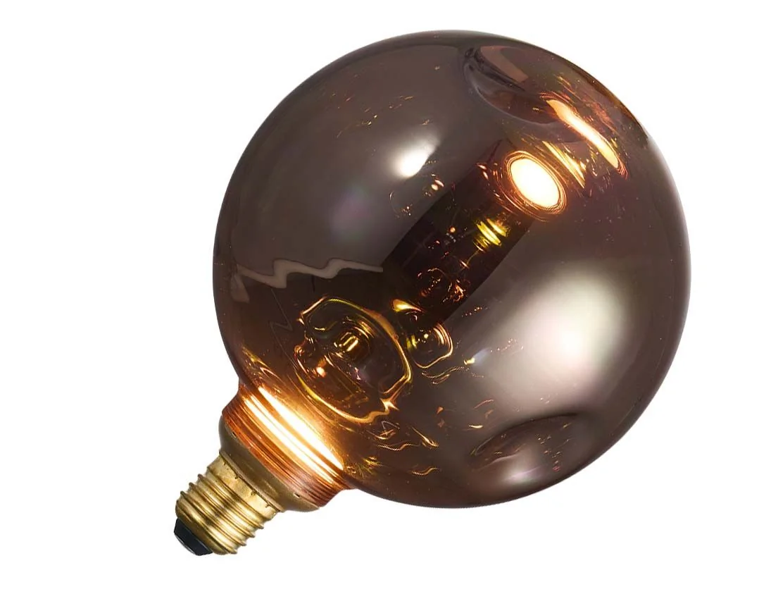 Lighto | LED-lampa | E27-fattning | Globelamp | färgad | G125 | 150mm | 4,6W