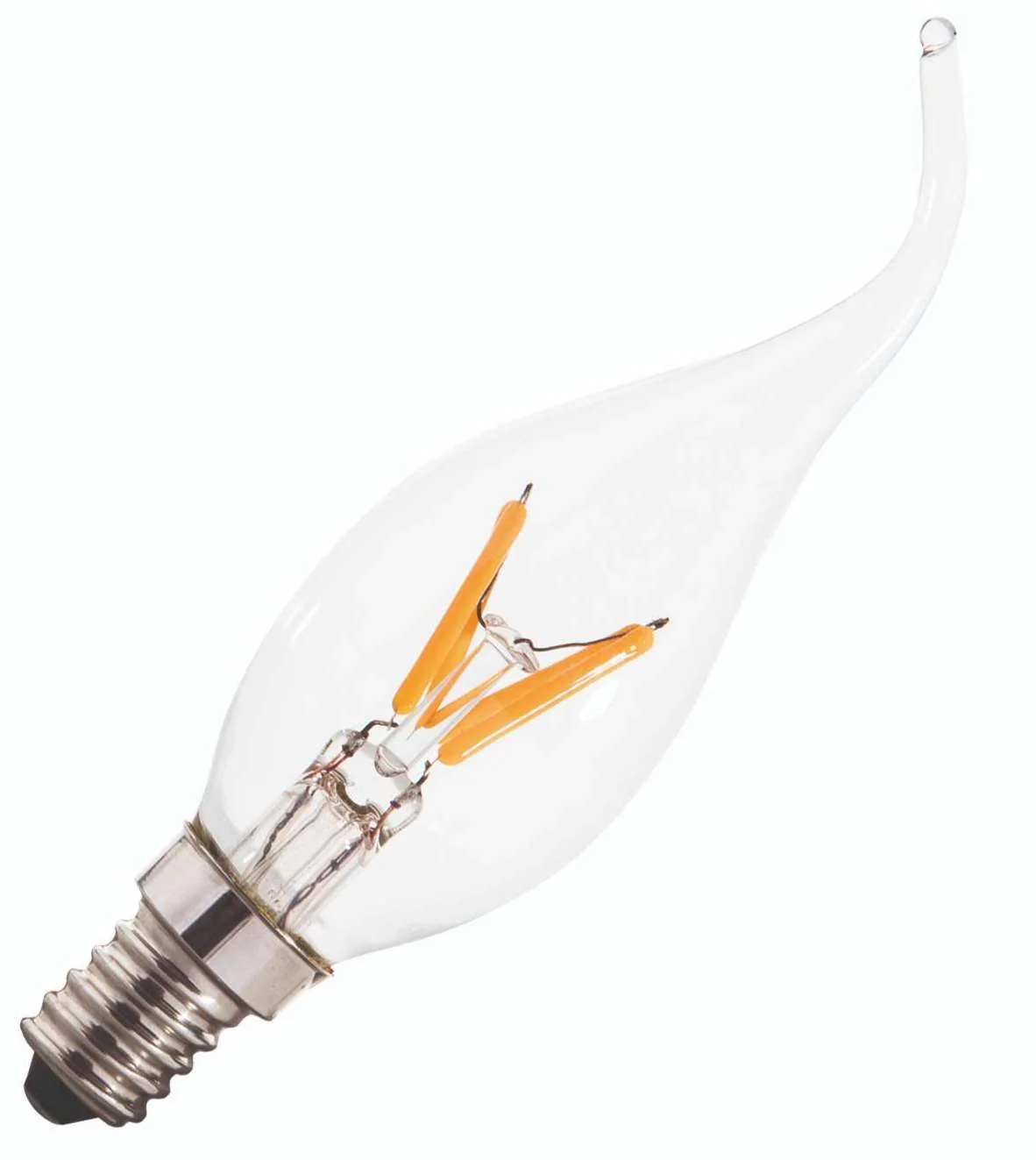 Bailey | LED-ljusstake med spets | Liten sockel E14 | 3W Dimbar