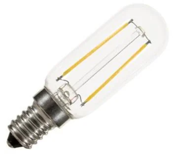 Rörlampa LED filament 2W (ersätter 20W) liten sockel E14 25x85mm