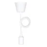 Bailey | Pendelarmatur Plast | Stor sockel E27 | 60W