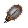 Lighto | LED-lampa | E27-fattning | oval lampa | rökglas | 100mm | 4W