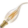 Lighto | LED-glödtråd | Liten montering E14 | Ljusspets | Guld | 35mm | 4W