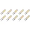 Lighto | LED-lampa | G9-fatning | Plug-in-lampa | Klar | 13mm | 2W | 10 stycken