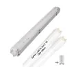 Lighto | LED TL + armatur | T8 | 2x18W | 120cm | IP65 | Vattentät | ersätter 36W lysrör