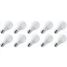 Lighto | LED-glödlampa | Stor sockel E27 | Standardglödlampa | Ljusstark | 60mm | 9W | 10 stycken