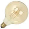 Lighto | LED-glödtråd | Stor montering E27 | Globelamp | Guld | 95mm | 4W