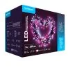 Modee | Julbelysning LED-ljusslinga 3 m 288 lampor med 8 ljuslägen IP44 Rosa och kallvitt ljus