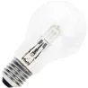 Halogenlampa | Storfattning E27 | Standardlampa | Klar | 55mm | 52W | 2000 timmar | Dimbar | 840 Lumen