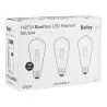 Bailey | 3x LED-lysrör | Stor sockel E27 | 4W