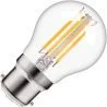 Lighto | LED-tråd | Bajonettfattning B22d | Bollampa | Ljusstark | 45mm | 5W