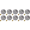 Lighto | LED-glödtråd | Stor armatur E27 | Globelamp | Guld | 125mm | 5W | 10 st.