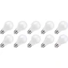 Lighto | LED-glödtråd | Stor sockel E27 | Standardlampa | Ljusstark | 60mm | 5W | 10 stycken