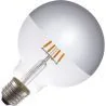 Lighto | LED-glödtråd | Stor sockel E27 | Globelamp | Ljus | 95mm | 4W