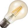 Lighto | LED-glödtråd | Stor armatur E27 | Standardlampa | Guld | Skymningssensor | 60mm | 4W