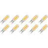 Lighto | LED-lampa | G9-fatning | Plug-in-lampa | Klar | 13mm | 2W | 10 stycken