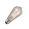 Lighto | LED-glödtråd | E27-fattning | Edisonlampa | Ljus | ST64 | 64mm | 6W