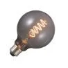 Lighto | LED Filament | E27 Fitting | Globelamp | Rökglas | G95 | 95mm | 4W