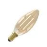 Calex | LED-glödtråd | Liten montering E14 | B35 Ljus | Guld | 3,5W