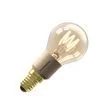 Calex | LED-glödtråd | Liten armatur E14 | P45 Ball | Guld | 4W | 3-stegs dimning