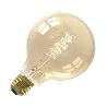 Calex | LED-glödtråd | Stor armatur E27 | G95 Globe | Guld | 5,5W | 3-stegs dimning