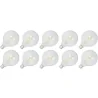 Lighto | LED-glödtråd | Stor sockel E27 | Globelamp | Ljusstark | 125mm | 4W | 10 stycken