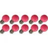 Lighto | LED-lampa | Stor sockel E27 | Kulglödlampa | Rosa | 45mm | 1W | 10 stycken