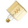 SPL | LED-tråd | Stor sockel E27 | Kublampa | Ljus | Guld | 4W | Dimbar