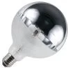 SPL | Halogen-spegellampa med stort uttag E27, boll, silver, 125 mm, 42W