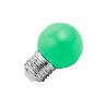 Lighto | LED-glödlampa | Stor sockel E27 | Kulglödlampa | Grön | 45mm | 1W