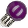 Bailey | LED-glödlampa | Stor lampa E27 | Bollampa | Lila | 45mm | 1W