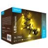 Modee | Julbelysning LED-ljusslinga 6 m 576 lampor med 8 ljussteg IP44 varmvitt ljus