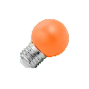 Lighto | LED-glödlampa | Stor sockel E27 | Bollglödlampa | Orange | 45mm | 1W