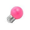 Lighto | LED-glödlampa | Stor sockel E27 | Bollglödlampa | Rosa | 45mm | 1W