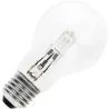 Halogenlampa | Stor sockel E27 | Standardlampa | Klar | 55mm | 42W | 2000 timmar | Dimbar | 630 Lumen