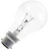 Glödlampa | Bajonettfattning B22d | Standardlampa | Klar | 60mm | 60W