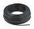 Kabel svart platt 2x0,75mm per meter