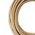 Bailey tygkabel 2-ledare metallic champagne 3m