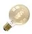 Calex | LED-glödtråd | Stor sockel E27 | G80 | Globe | Guld | 3,8W