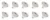 Lighto | LED Spot | GU5.3 12V | 7W | 10 stycken | 12V