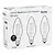Bailey | 3x LED-ljusstake | Liten sockel E14 | 4W