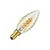 SPL | LED-tråd | Liten sockel E14 | Twisted Candle Lamp | Ljus | Guld | 4W | Dimbar